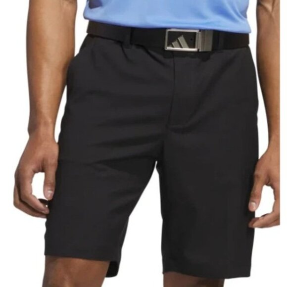 NWOT Adidas Men's Size 38  Black Golf Shorts Polyester - Picture 1 of 6